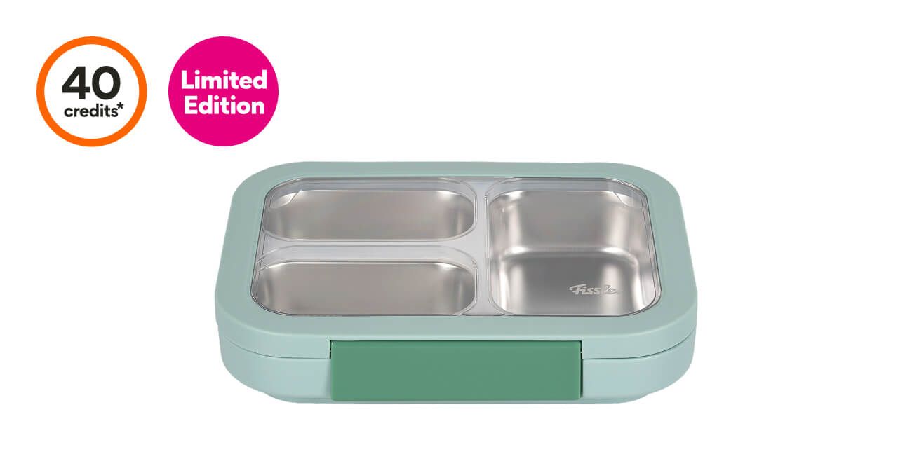 40 credits*.  Bento box - green. Limited Edition.