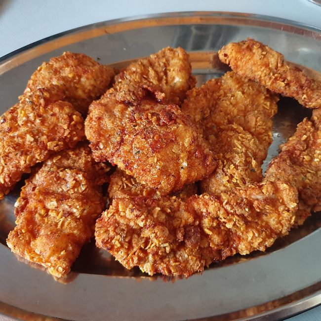 Corn-Chip Crusted Chicken