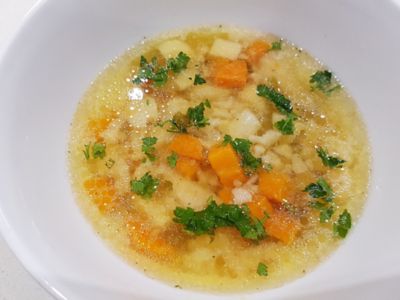 Cauliflower & vegetable broth!