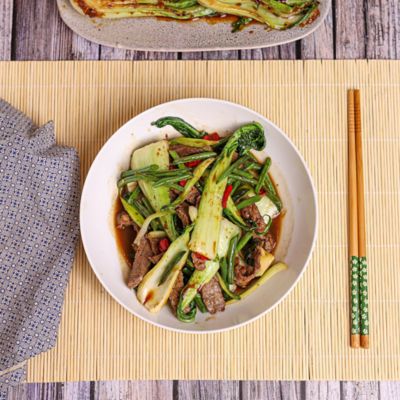 Ginger & Bok Choi Beef Stir Fry