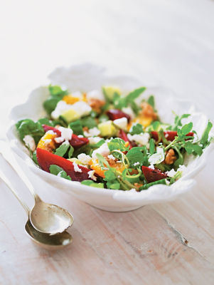 Quick Watercress, Beetroot & Orange Salad