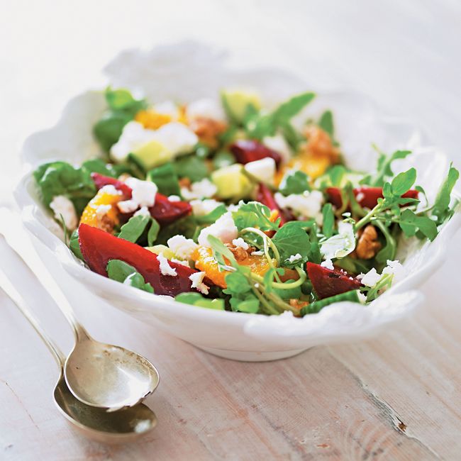 Quick Watercress, Beetroot & Orange Salad