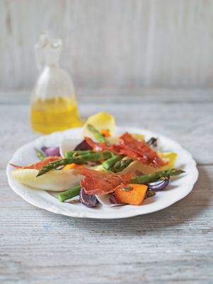 Butternut Squash, Asparagus & Parma Ham Salad