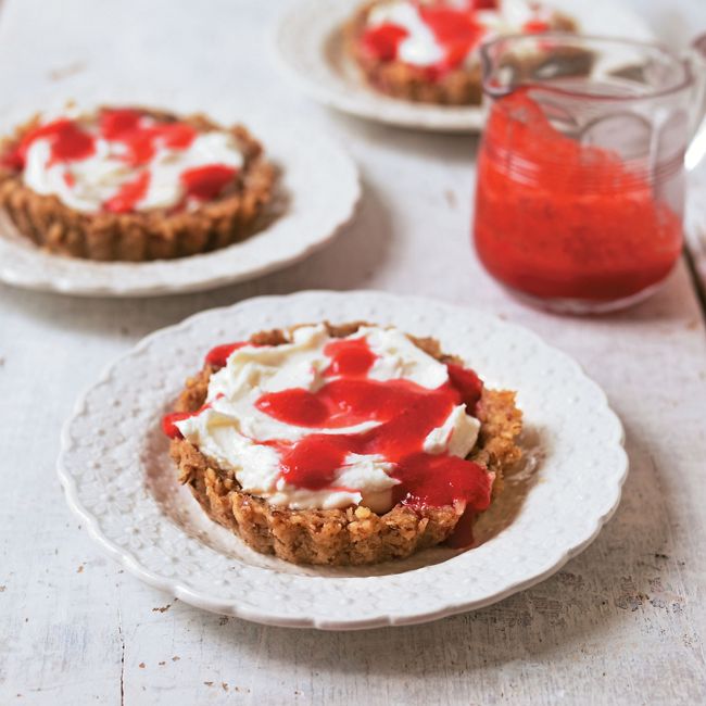Lemon & Raspberry Cheesecake Tartlets