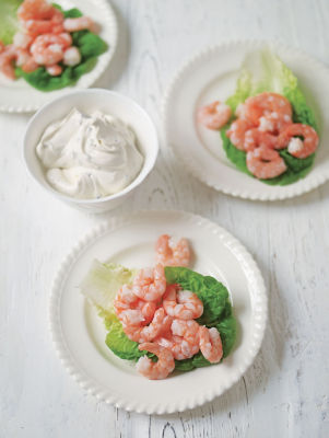 Prawns With Spicy Dip