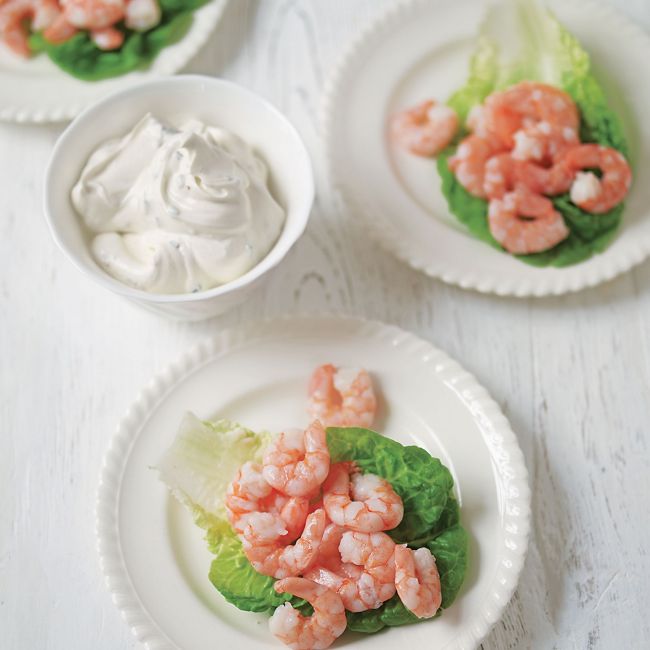 Prawns With Spicy Dip