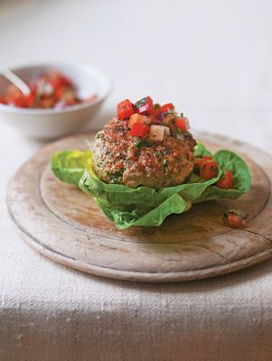 Turkey Burgers & Sweet Potatoes
