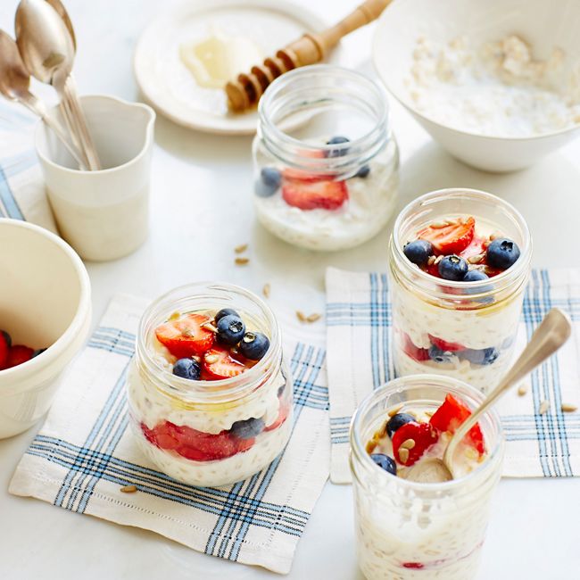 Freekeh Bircher Muesli Pots