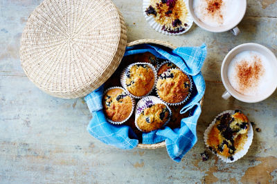 Blueberry, Amaranth & Vanilla Muffins