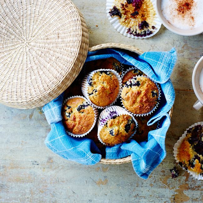 Blueberry, Amaranth & Vanilla Muffins