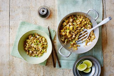 Chicken-fried Freekeh