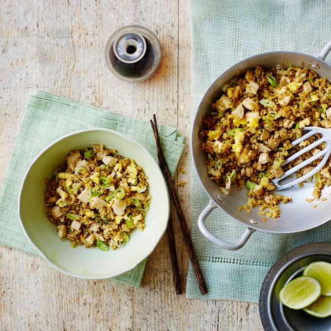 Chicken-fried Freekeh