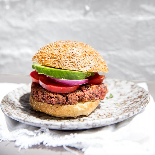 Veggie Burger With Spelt