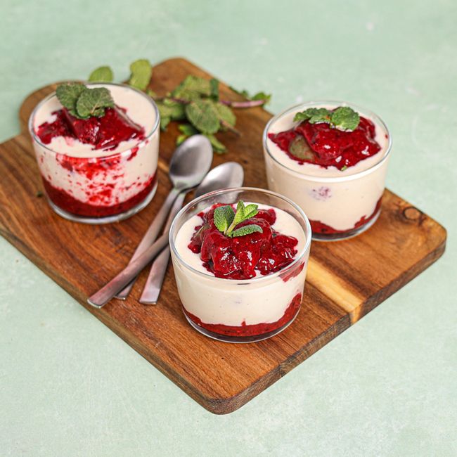 Grape Granita Parfait