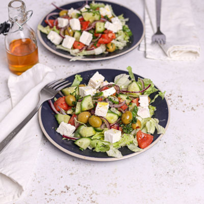 Greek Style Salad with Feta