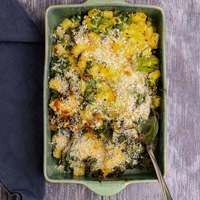 Green Mac & Cheese
