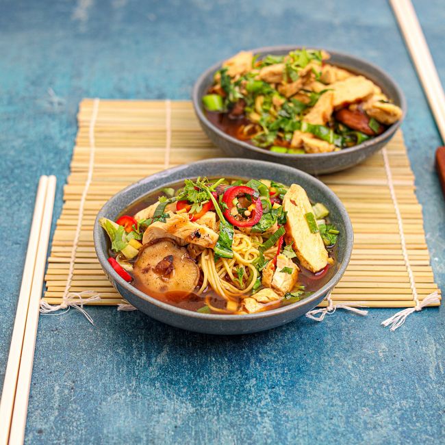 Grilled Chicken & Mushroom Ramen