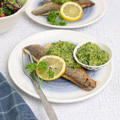 Grilled Fish with Salsa Verde