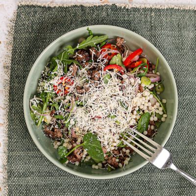 Ground Beef Pearl Couscous