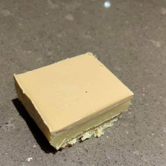 Caramilk caramel slice