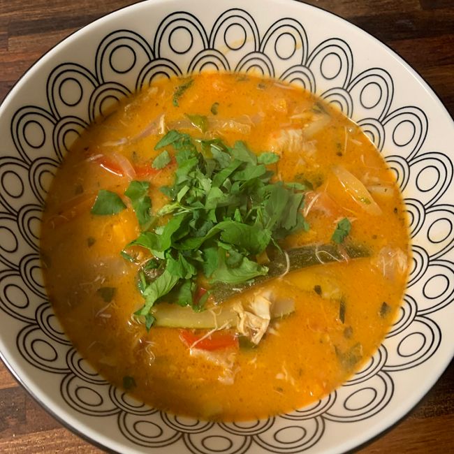 Slow Cooked Butter Chicken Soup