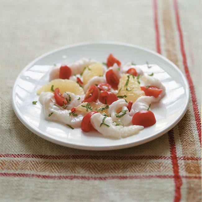 Ceviche With Grapefruit & Chillies
