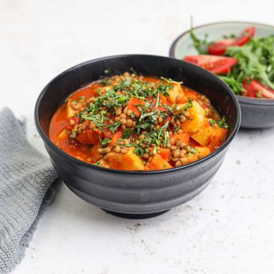 Harissa Lentil & Root Vegetable Tagine