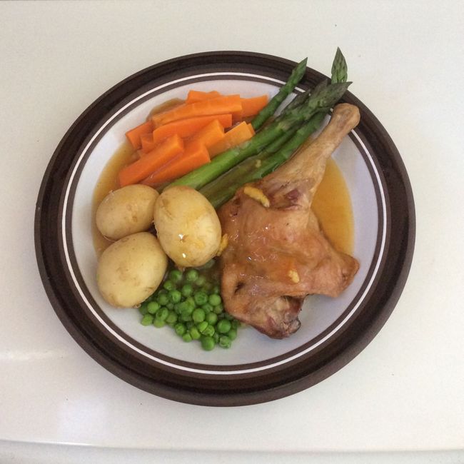 Duck Legs with Orange Sauce