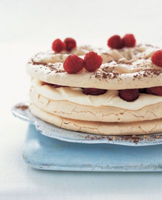 Hazelnut Meringue Stack