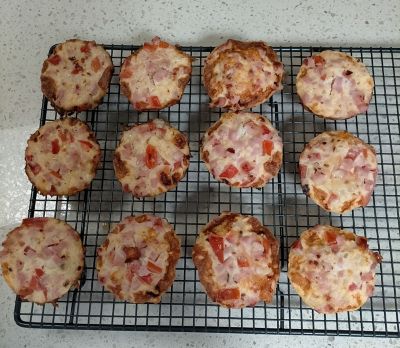 Pie Maker Egg and Bacon Omelettes