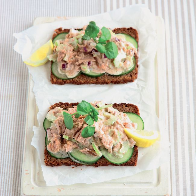 Spiced Tuna Open Sandwiches