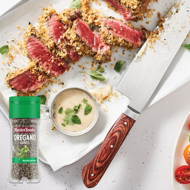 Herb And Pranko Crusted Beef Rump Steak