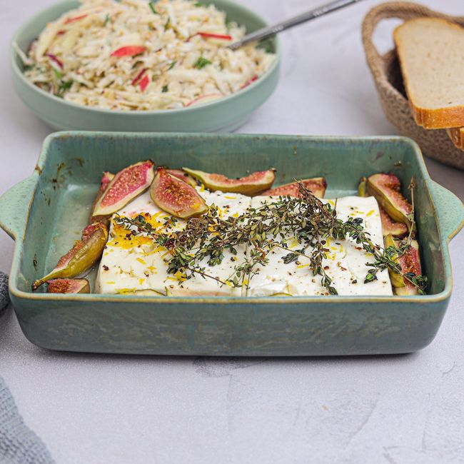 Honey & Thyme Baked Feta with Figs