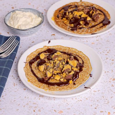 Honeycomb & Milk Chocolate Crêpe