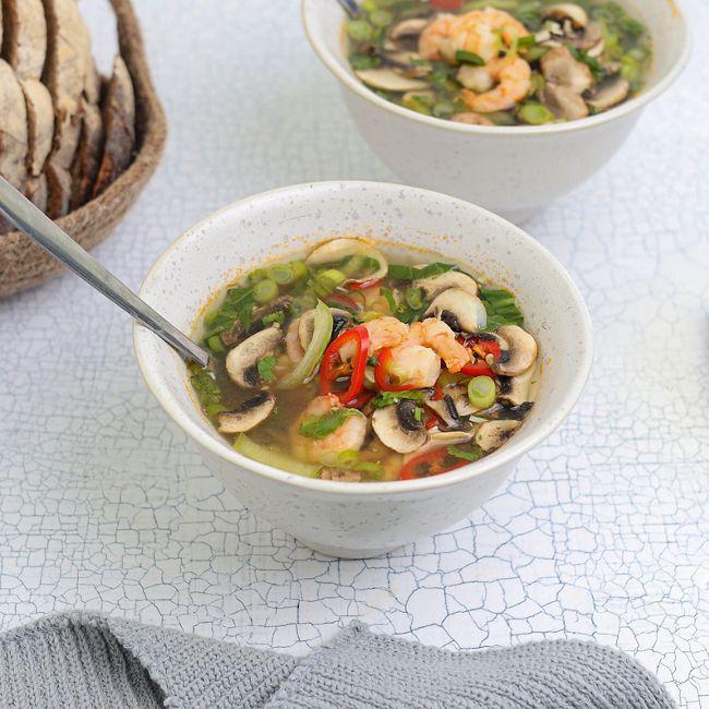 Hot & Sour Prawn Soup