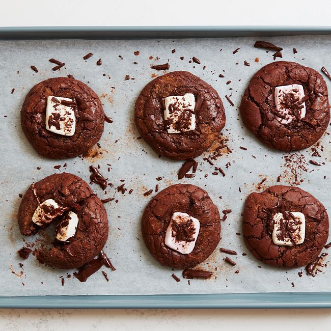 Hot-Chocolate Cookies 
