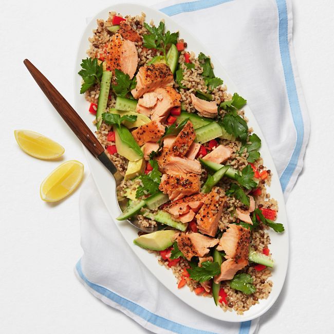 Hot Smoked Grain Salad