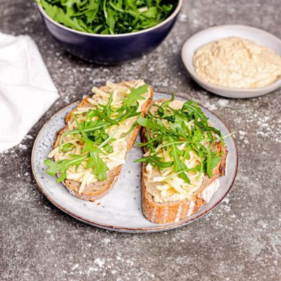 Hummus & Vegan Cheddar Cheese Sandwich