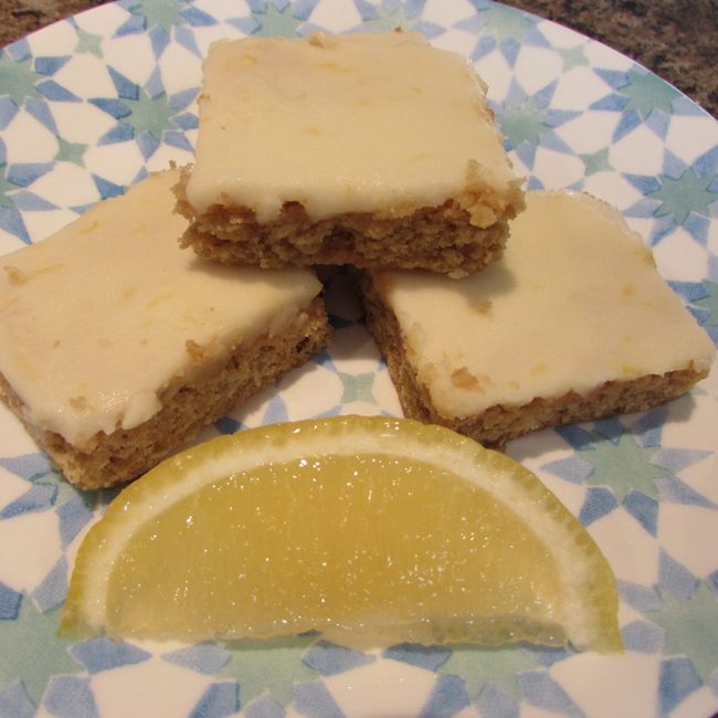 Lemon Oat Slice