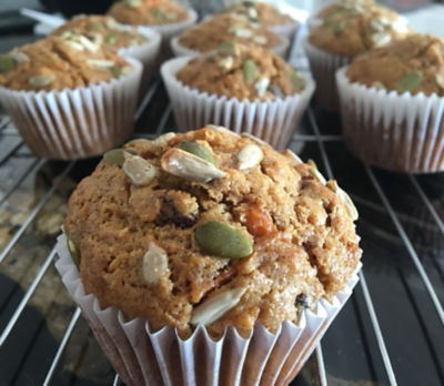 Carrot and Pineapple Muffins