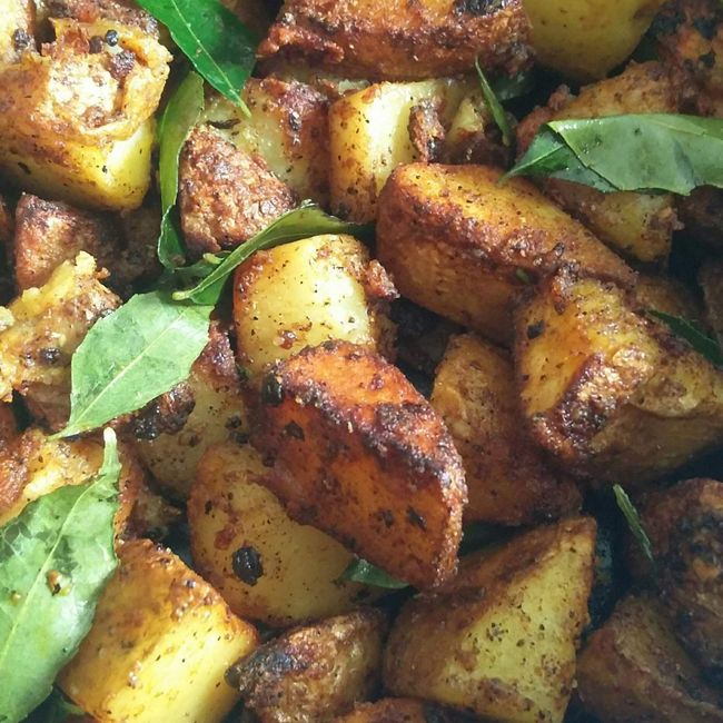 Spicy Pan Fried Potatoes