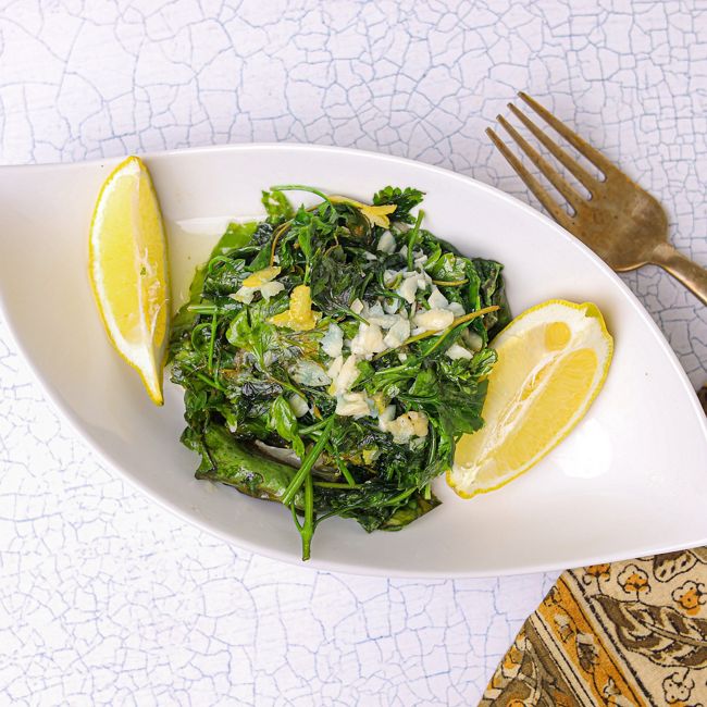 Lemon & Ginger Sauteed Parsley