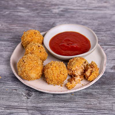 Italian Tomato & Herb Arancini Balls with Pumpkin