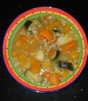 Slow Cooker Vegetable and Barley Soup