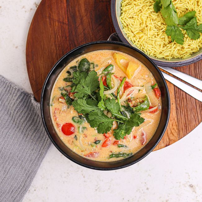 Jackfruit & Spinach Curry