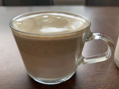 Dalgona made with espresso pods