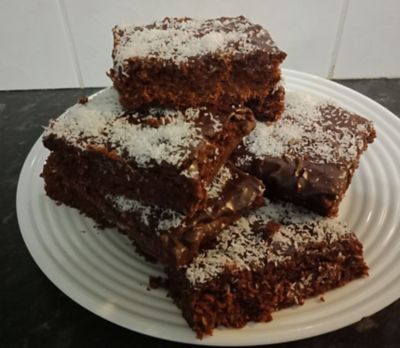 Chocolate Coconut Slice