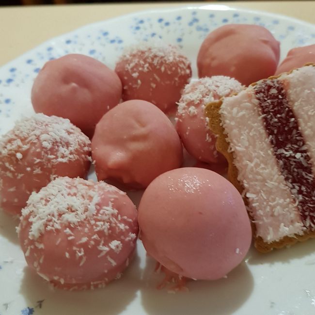 4 Ingredient Berry Coconut Balls