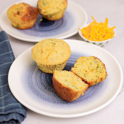 Kale & Cheese Muffins