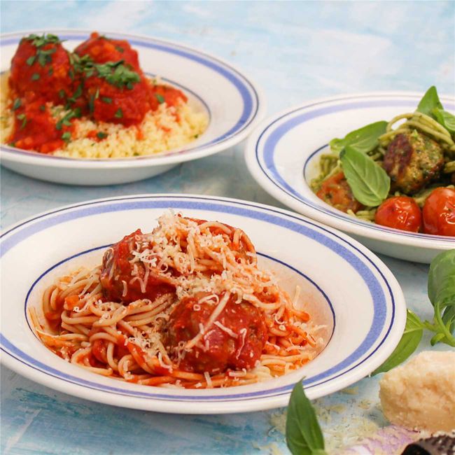 Meatballs 3 Ways